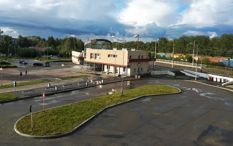 Вокзал город Сегежа